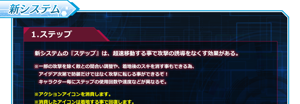 新システム ステップ①